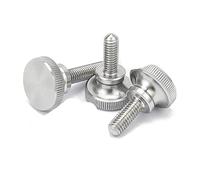 [M2 M2.5 M3 M4 M5 M6] Vite a testa zigrinata a testa zigrinata in acciaio inossidabile 304 Serrare a mano le viti di bloccaggio per facciate continue A021-M2.5 (10 pezzi), 20 mm