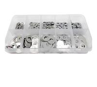 M2 M3 M4 M5 M6 M7 M8 304 Rondella piatta ultra sottile in acciaio inossidabile Spessore di regolazione Kit di guarnizioni semplici Assortimento Set 500/750/1200 pezzi(Set F)