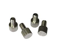 M2-M6 a testa piatta del pollice vite di regolazione godronatura Viti Twist mano, M4 * 8mm, 10 pezzi