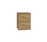 M2 Malwa bedside table 2 drawers Oak Artisan