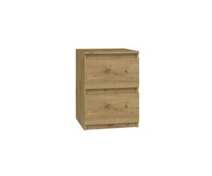 M2 Malwa bedside table 2 drawers Oak Artisan