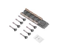 M2- to 8-port RS232 Serial Card B+M keys Expansion Card High-performance EXAR