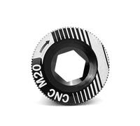 M20 Bicycle Crank Arm Fixing Bulls - Alluminio Alloy Treated Bracket Cap, Precision Crankset Screw Replacement, Cycling Hardware | Road Mountain Bike M19 Compatibility Repair Upgrade