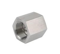 M20x1.5-M20x1.5 Metric Female Thread 304 Stainless Steel Pipe Fitting Adapter Equal Connector High Pressure