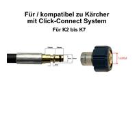 M22 Adattatore Girevole Adapter Click Per Kärcher K2-K7 Idropulitrice - Attacco