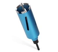 M22 Corona Diamantata Ø 68mm L200mm per Carotaggio con Adattatore SDS PLUS