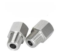 M22 M24 26 27 Femmina a Maschio M18 1/4" NPT Boccola di riduzione esagonale Raccordo adattatore in acciaio inox 304 Alta pressione 1 pz(M26x1.5 Female,3l8 BSPT Male)