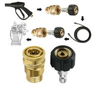 M22 Veloce Rilascio Connettore A 1/4 Adattatore Pressione Rondella Attacco 14mm