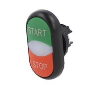 M22S-DDL-GR-GB1/GB0 Interruttore: doppia asta.Pos: 1 22 mm rosso/verde IP66 P...