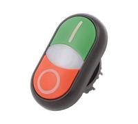 M22S-DDL-GR-X1/X0 Interruttore: doppia asta.Pos: 1 22 mm rosso/verde IP66 Pul...