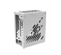 M24ITX Portatile Mini All-Alluminio Lato Attraverso A4 Custodia Portatile Piccolo 1uflex Alimentazione Solo Display Case K39 (Bianco)