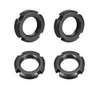 M25x1.5mm Fissaggio Quattro Fessure Scanalato Rotondo Dado, 4Pz