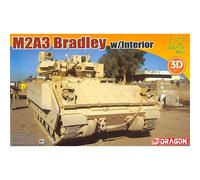 M2a3 Bradley W/ Interior Tank 1:72 Plastic Model Kit DRAGON MODELS