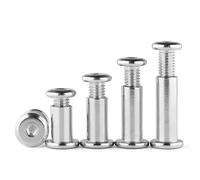 M3 304 Acciaio inossidabile Piatto Esagonale Esagono incassato Testa Mobili Rivetto Connettore Inserto Giunto Manicotto Tappo Dado(16mm)