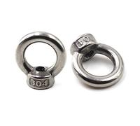 M3 Dado di sollevamento del dado dell'anello del dado dell'occhio dell'acciaio inossidabile 304 (Confezione da 20)
