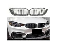 M3 F80 M4 F82 F83 F32 F33 F36 ABS + griglia paraurti anteriore in vera fibra di carbonio compatibile for BMW Serie 4 420i 428i 430i 440i 435i 2014-2020