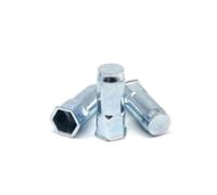 M3-M12 Inserto cieco svasato a testa piatta Rivnut semi-esagonale in acciaio al carbonio(Type H,20pcs M8)