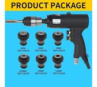 M3-M12 Maschiatrice pneumatica Maschiatrice portatile Tipo di pistola pneumatica Perforatrice for filettatura pneumatica Strumento fai da te(High speed)