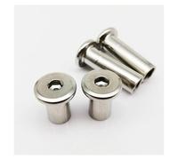 M3 M4 M5 304 Acciaio Inossidabile Grande Testa Esagonale Piatta Rivetto for Mobili Inserto Giunto Manicotto Dado a Cilindrica(10pcs M3x16mm)
