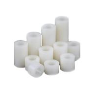 M3 M4 M5 ABS Nylon Isolamento Colonna Pad Colonna Diritta Manicotto in Nylon ABS Pilastro Cilindrico Foro Rotondo for PCB Spacer(2mm,M4 20Pcs)