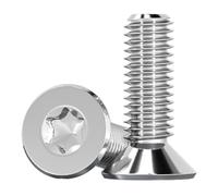 M3 M4 M5 M6 M8 M10 Bullone a testa piatta Vite Torx a testa svasata in acciaio inossidabile 316, 10 pezzi, M10x50