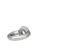 M3 M4 M5 M6 M8 M10 M12 DIN580 304 Acciaio inossidabile Dadi ad occhiello di sollevamento marino/Anello a vite Bullone ad occhiello Anello di aggancio Dado Viti(Eye Nut,M5 x2pcs)