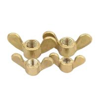 M3 M4 M5 M6 M8 M10 M12 M14 M16 Dadi ad alette in ottone Dadi ad alette in rame Dado ad alette serrato a mano(M6-2pcs)