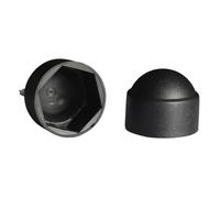 M3 M4 M5 M6 M8 M10 M12 M14 M16 M18 M20 M22 M24 Nero Bianco Cupola Protezione Tappo Vite Esagonale Esposto Plastica PE Dado Bullone(schwarz,M16X24X27mm (5pcs))
