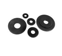 M3 M4 M5 M6 M8 M10 M12 M14 M16 Rondella piatta di grandi dimensioni in acciaio al carbonio nero, guarnizione semplice, 1/50 pezzi(2pcs M14X35X4)