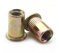 M3 M4 M5 M6 M8 M10 M12 Rivnut rivnut giallo zincato inserti filettati zincati M3 X50pcs