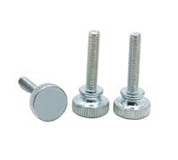 M3 M4 M5 M6 M8 M10 Vite a testa zigrinata for DIN464 | Testa a gradino alto. Stringere a mano la vite a testa zigrinata for il blocco del vetro della facciata continua(M4 5pcs,5mm)