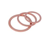 M3 M4 M5 M6 M8 M9 M10 M12 M15 Rondella Di Tenuta In Ottone Rame Spessore 0,2 Mm Guarnizione Piatta,6x8x0,2