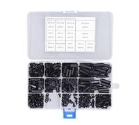 M3 Nylon Hex Screw Spacer Kit, Male Female Standoff Spacers, 320 Pcs Assortment with Storage Box for Electronics, Micro Motors, Automotive Parts and DIY Projects