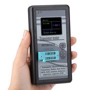 M328 Transistor Tester, Transistor NPN/PNP Multifunzionale Transistor Diodo Resistenza Induttanza 0.5Ω - 50MΩ Tester per Transistor LCD, Tester per Transistor Digitale