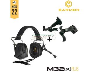 M32X PLUS Cuffie Noise-cancelling BLACK Earmor (M32-X-PLUS-BK)