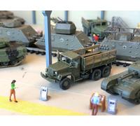 M35 2.5t Deuce Camion, US Army, USA, Scala N, 1:160, Minitanks, Incolore