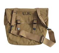 M36 M1936 Borsa WWII WW2 US Army Canvas Field Bag Militare Zaino, Cachi, classico