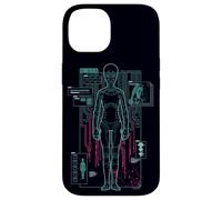 M3GAN Model Schematic Endoskeleton Custodia per iPhone 14