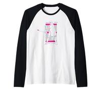 M3GAN Neon Combat Mode Schematic Design Maglia con Maniche Raglan