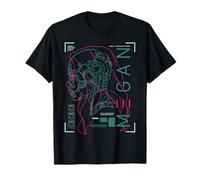 M3GAN Neon X-Ray Profile Maglietta