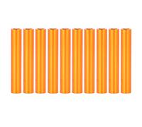 M3x30 Aluminum Standoffs 10 - Pack | Oxidation - Tolerant Spacers for FPV Drones/RC Aircraft / 3D Printers | Orange Threaded Studs & Fastener Rods | 30mm Length, 5mm Diameter