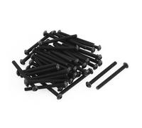 M3x32mm Filetto 10.9 Acciai legati a brugola a testa bombata vite bullone 50pz