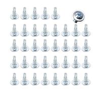 M4.2 * 13mm-200 PCS Viti Autofilettanti per Lamiera, Testa rotonda Viti Autoperforanti, per il Fissaggio di Lamiere