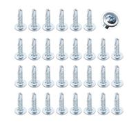 M4.2 * 16mm-200 PCS Viti Autofilettanti per Lamiera, Testa rotonda Viti Autoperforanti, per il Fissaggio di Lamiere
