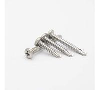 M4.2 304 in acciaio inossidabile 410 testa bombata testa tonda croce autofilettante autoforante autoperforante viti autoperforanti, viti a coda di rondine-4.2 * 19 (circa 300)