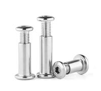 M4 304 Acciaio inossidabile Piatto Esagonale Esagono incassato Testa Mobili Rivetto Connettore Inserto Giunto Manicotto Tappo Dado(18mm)