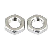 M4 M5 M6 M7 M8 M9 M10 M12 Dado esagonale sottile Vite femmina con esagono incassato Filettatura cava Passo fine Elementi di fissaggio in acciaio inossidabile 304(20 PCS,M10 x 0.75 x 5mm)