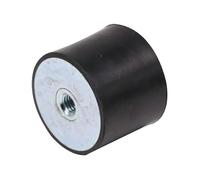M4 M5 M6 M8 M10 Ammortizzatore in gomma, filettatura femmina a femmina, tampone di collisione, supporto per bobina, isolatore per barca e auto(10x10mm M4 5Pcs)