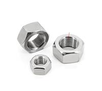 M4 M5 M6 M8 M10 DIN934 Dadi esagonali a filettatura fine 304 Dado in acciaio inossidabile Passo 0,5/0,75/1,0 mm-M6x0,5,5 pezzi