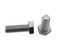 M4 M5 M6 M8 M10 M12 Filettatura sinistra Vite a testa esagonale esterna Bulloni esagonali in acciaio inossidabile 304 (Color : 5pcs, Size : M6x40)